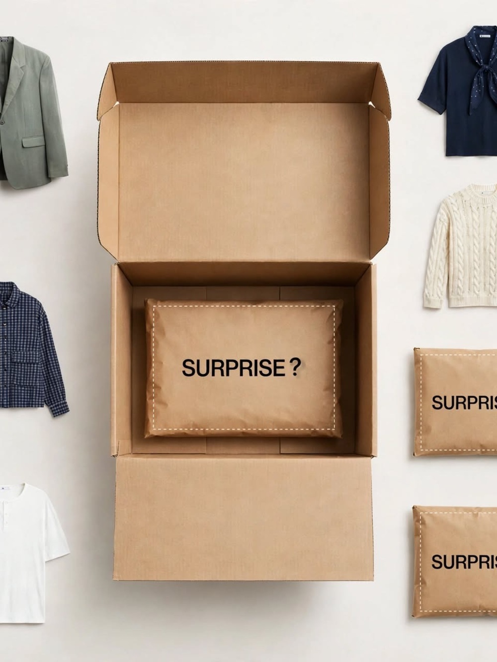 MEN'S ZARA WARDROBE SURPRISE BOX - CURATED MENSWEAR LOT